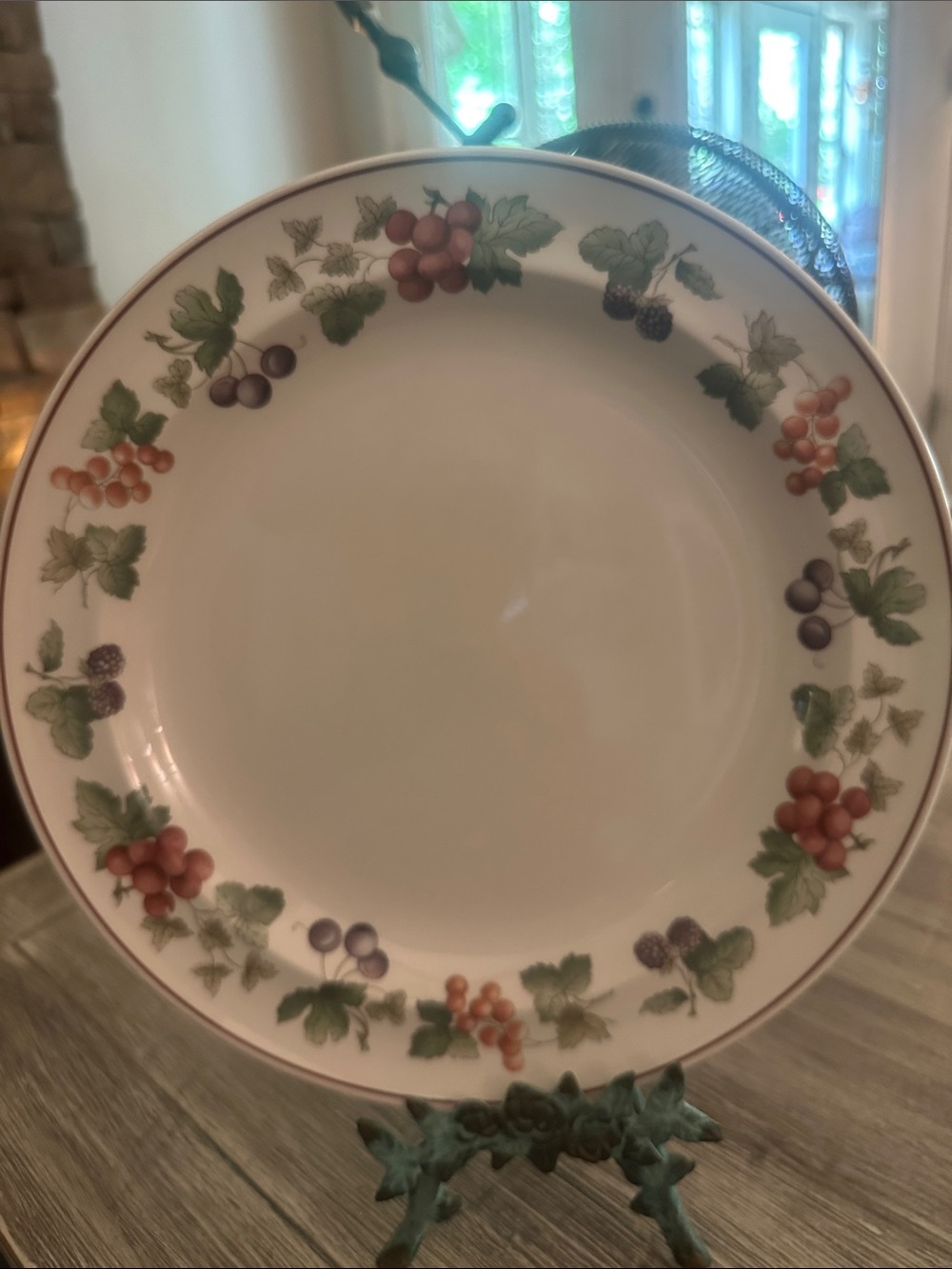 Edgewood Queen’s Ware Provence Dinner Plate 1990